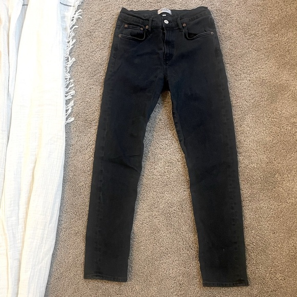 $168 Agolde Toni Black Jeans - Picture 4 of 9